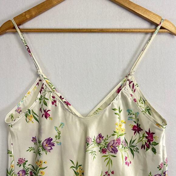 Garden Girl Feminine Romantic Maidenform Lingerie Floral Nighty Slip - size M - Picture 12 of 12